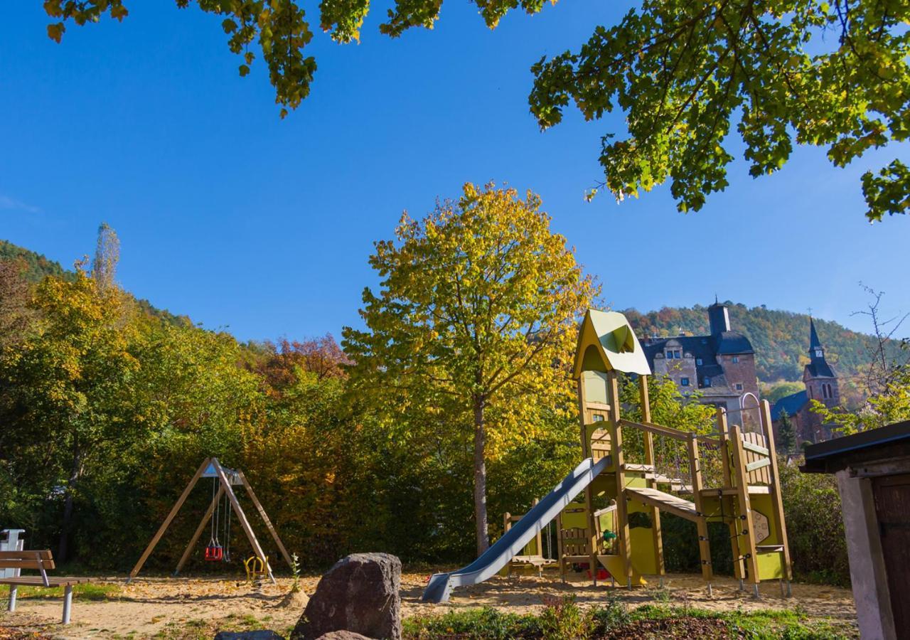 Saalfeld Saale Hotel & Ferienwohnungen Bohlenblick מראה חיצוני תמונה